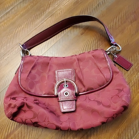 Coach Handbags - Maroon Red Coach purse